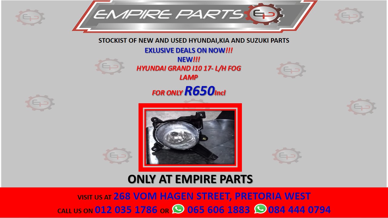 HYUNDAI GRAND I10 17-L/H FOG LAMP FOR SALE - Private Seller HYUNDAI GRAND I10 17-L/H FOG LAMP FOR SALE - Private Seller