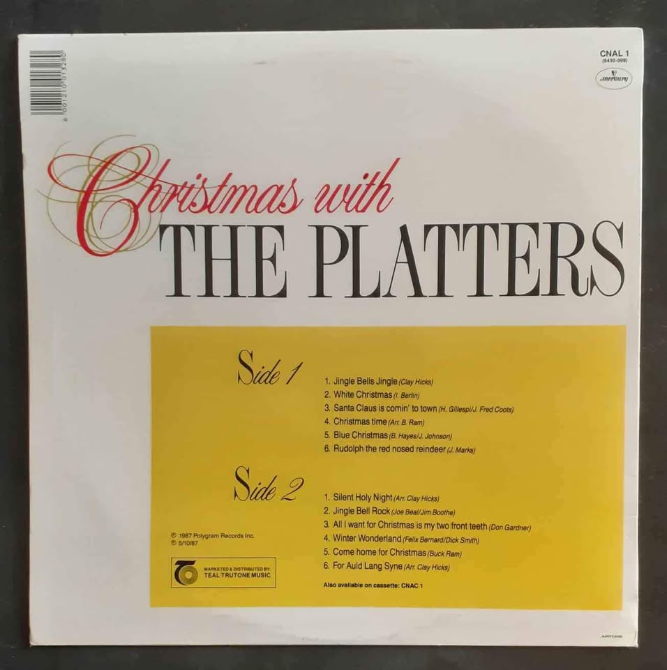 The Platters - Christmas With The Platters LP Record