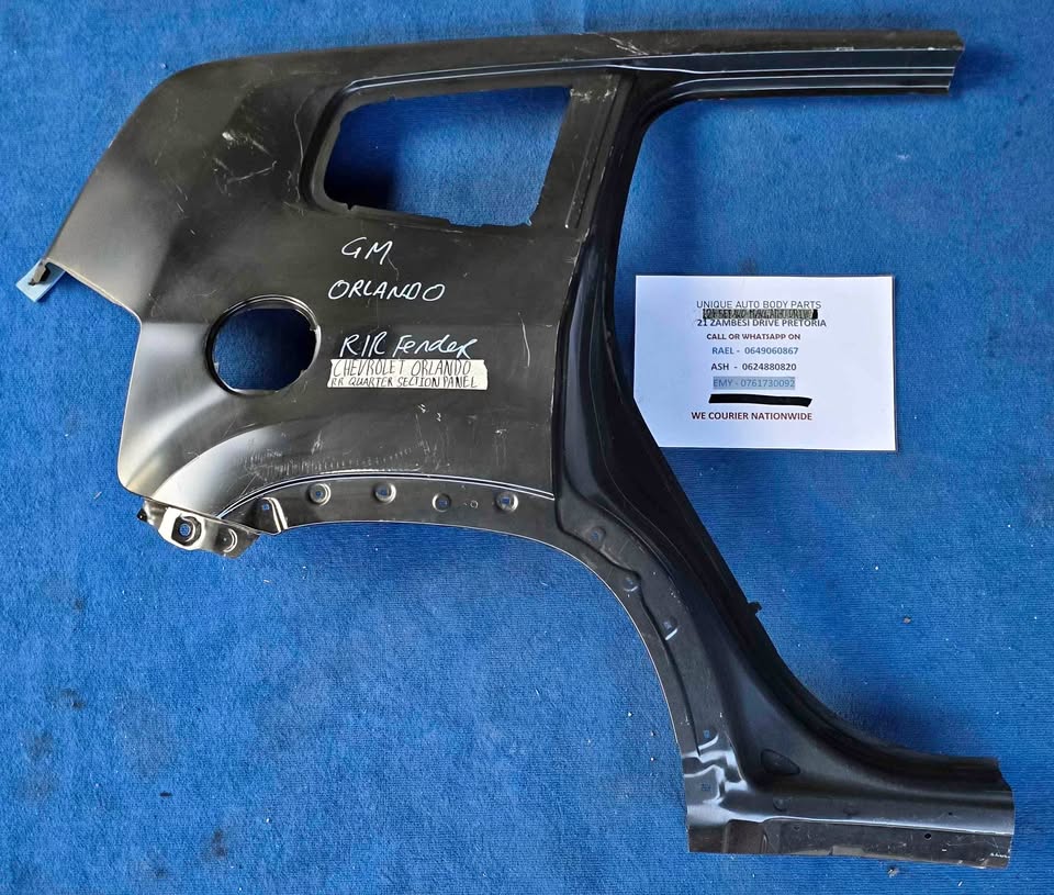 Chevrolet Orlando Right Rear Fender Panel Chevrolet Orlando Right Rear Fender Panel