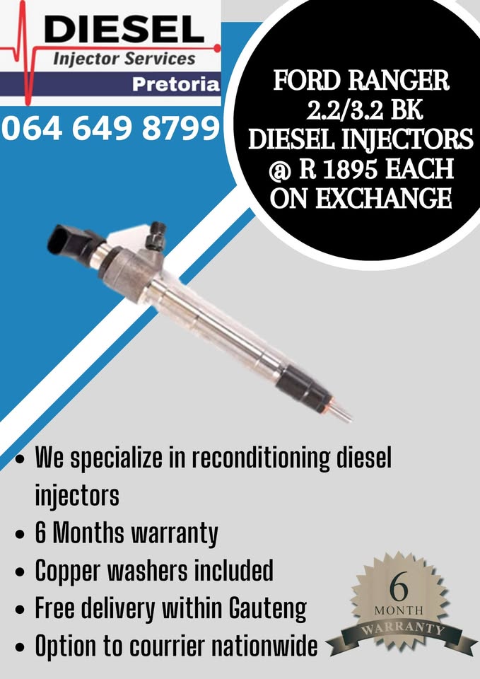 FORD RANGER 2.2/3.2 BK DIESEL INJECTORS - Private Seller FORD RANGER 2.2/3.2 BK DIESEL INJECTORS - Private Seller