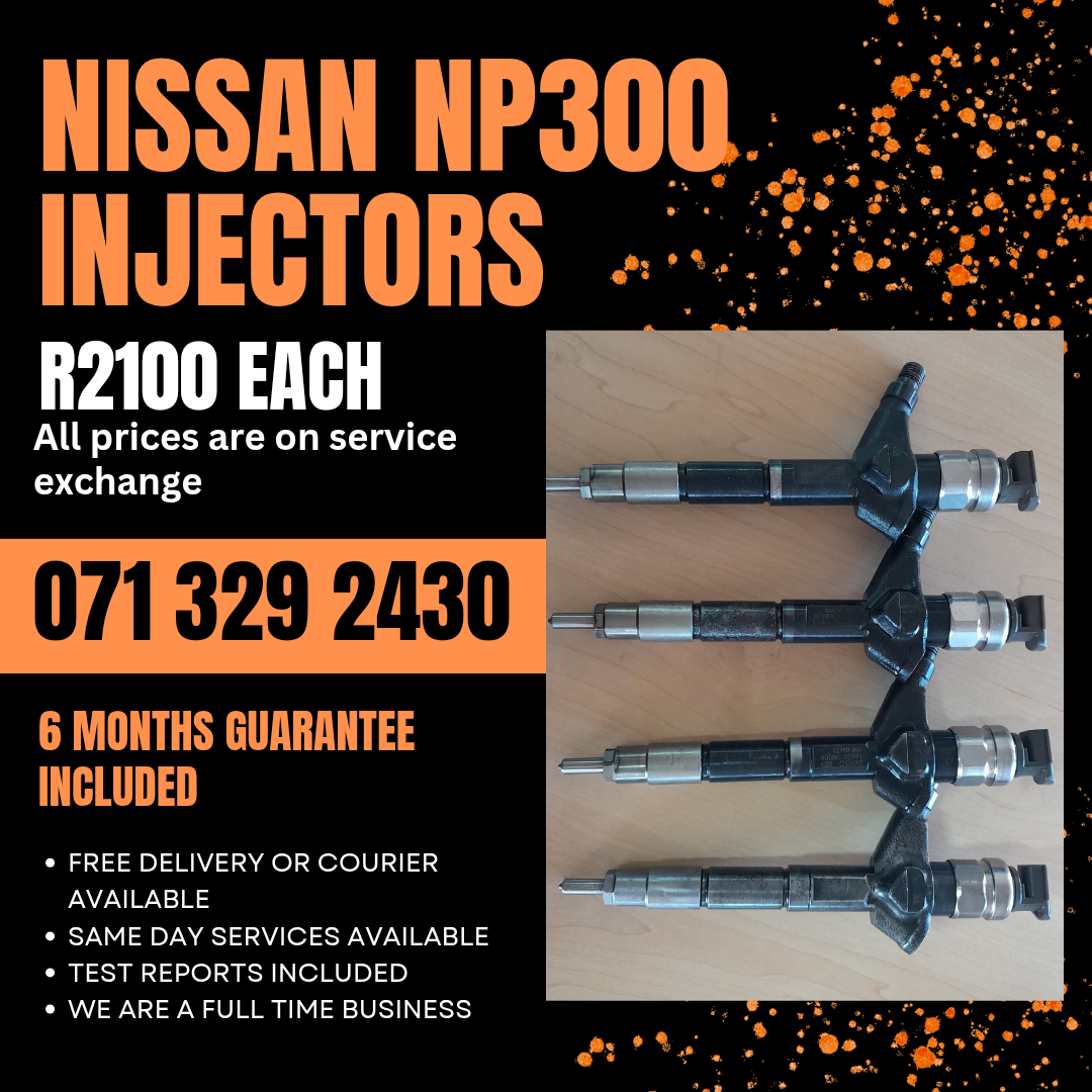 NISSAN NP300 INJECTORS FOR SALE WITH WARRANTY - Private Seller NISSAN NP300 INJECTORS FOR SALE WITH WARRANTY - Private Seller