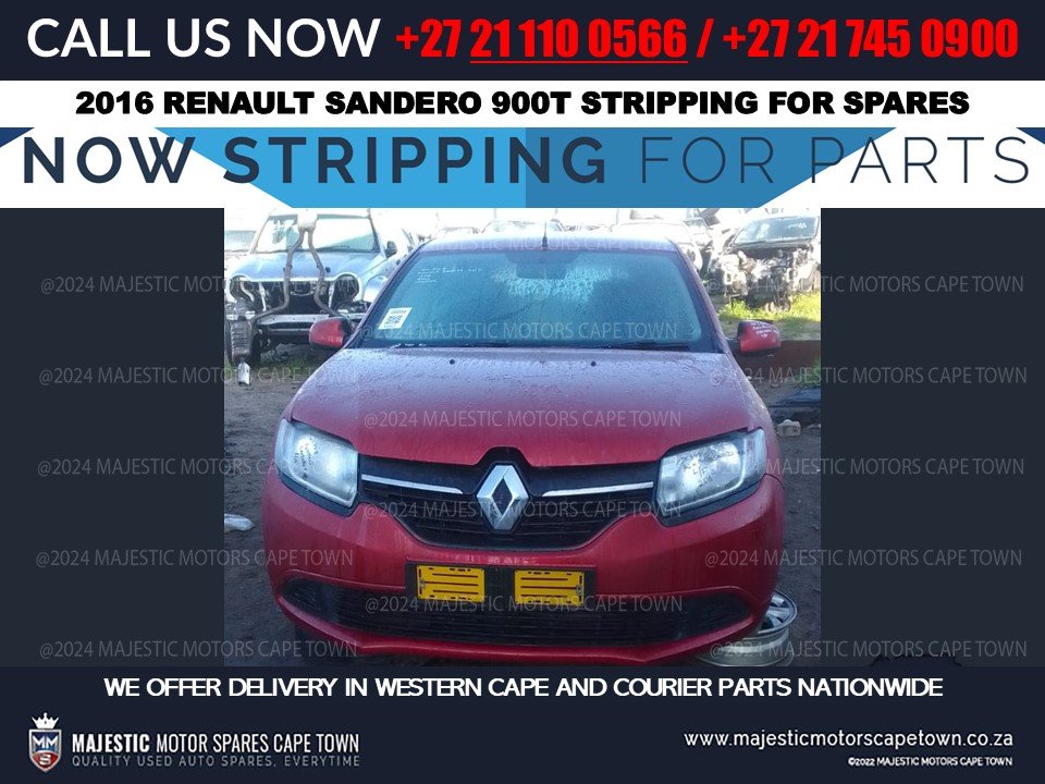 Renault Sandero 900T 2016 - dismantling for used spares and parts - Private Seller Renault Sandero 900T 2016 - dismantling for used spares and parts - Private Seller