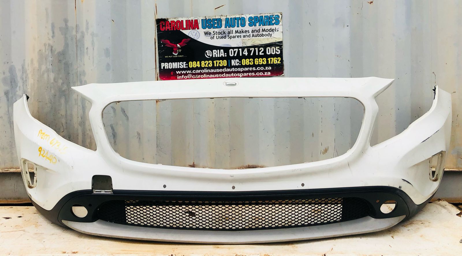 Mercedes Benz W1156 front bumper with bumper spoiler and lower grill - Private Seller Mercedes Benz W1156 front bumper with bumper spoiler and lower grill - Private Seller