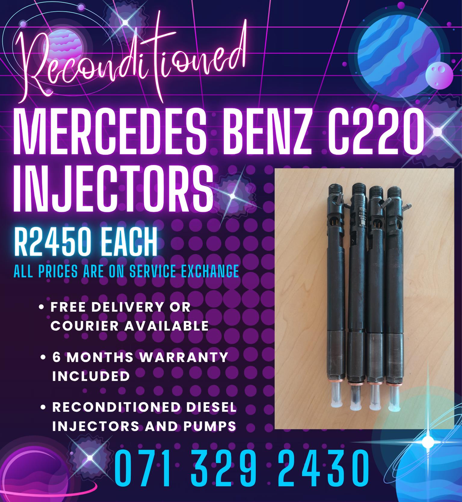 MERCEDES BENZ C220 INJECTORS FOR SALE WITH WARRANTY - Private Seller MERCEDES BENZ C220 INJECTORS FOR SALE WITH WARRANTY - Private Seller
