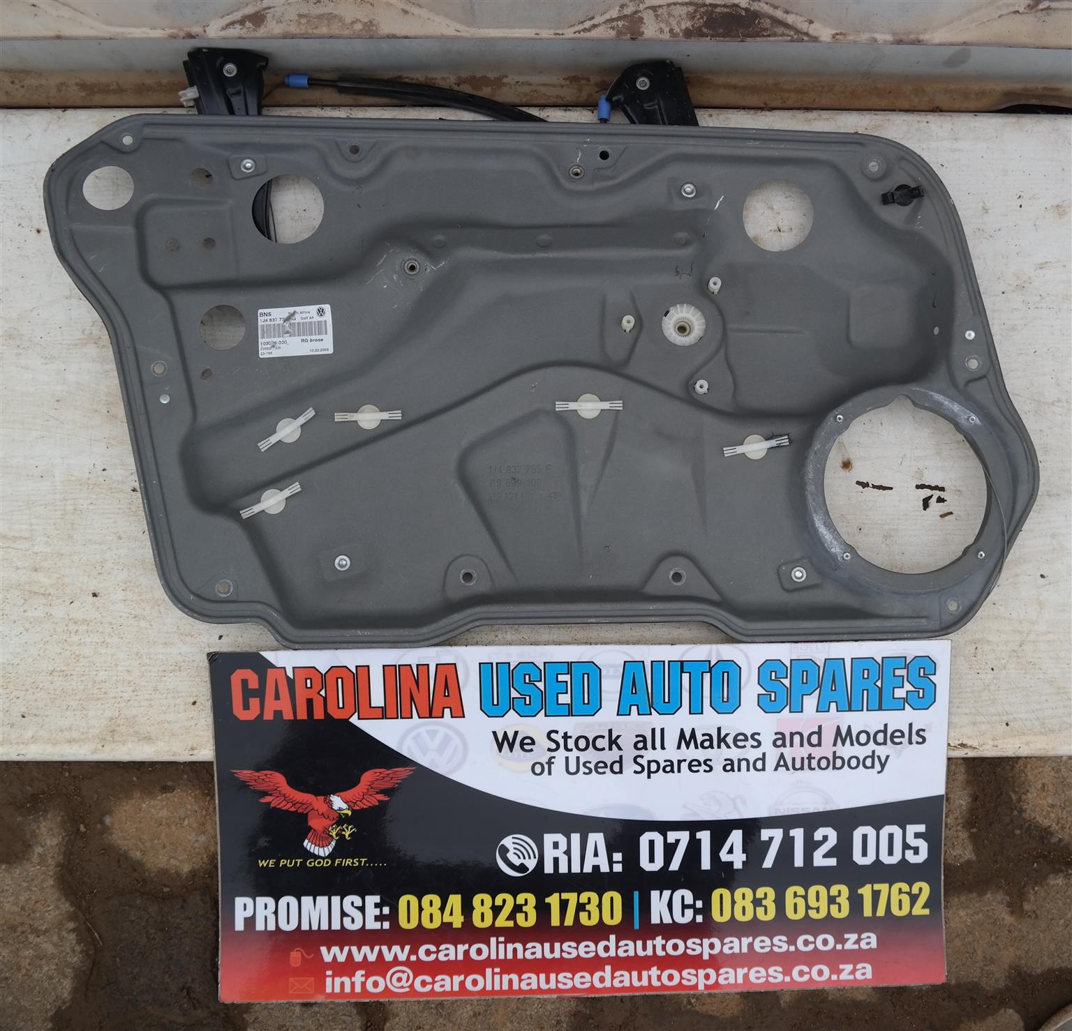 VW Golf MK4 left side front window mechanism - Private Seller