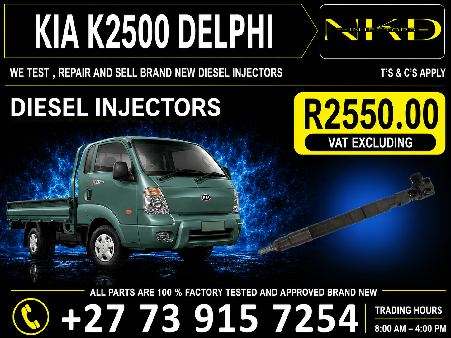 Injectors_For_Kia_K2500_Delphi - Private Seller Injectors_For_Kia_K2500_Delphi - Private Seller