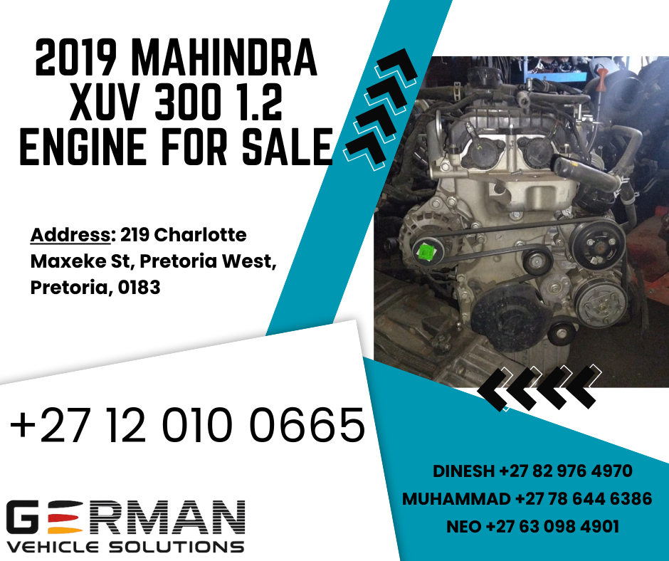 2019 Mahindra 1.2T engine for sale used - Private Seller 2019 Mahindra 1.2T engine for sale used - Private Seller