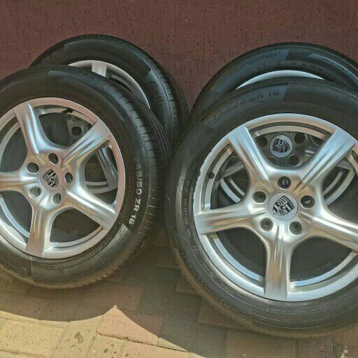 PORSCHE CAYENNE OEM 18IN MAGS & TYRES 5X130 - Private Seller PORSCHE CAYENNE OEM 18IN MAGS & TYRES 5X130 - Private Seller