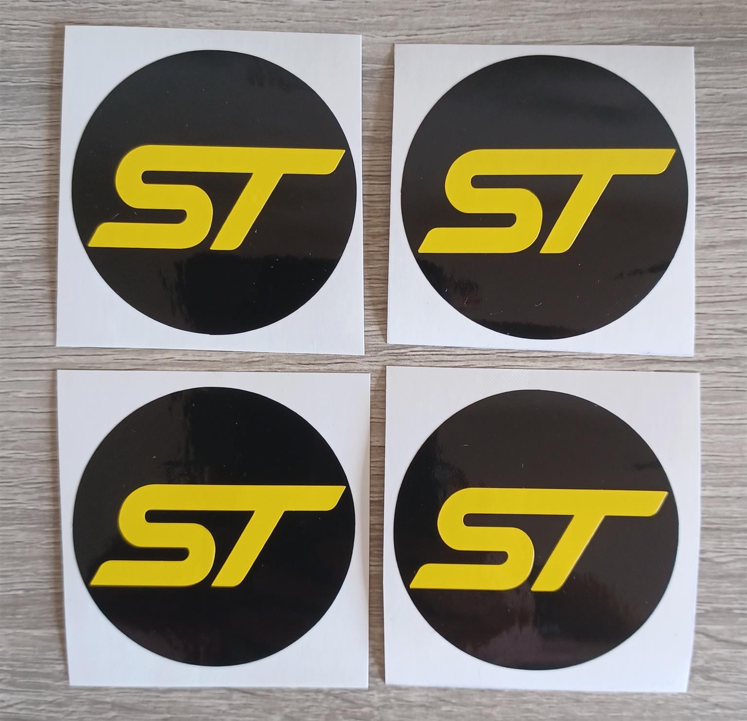 Ford ST wheel centre cap overlay stickers - Private Seller Ford ST wheel centre cap overlay stickers - Private Seller
