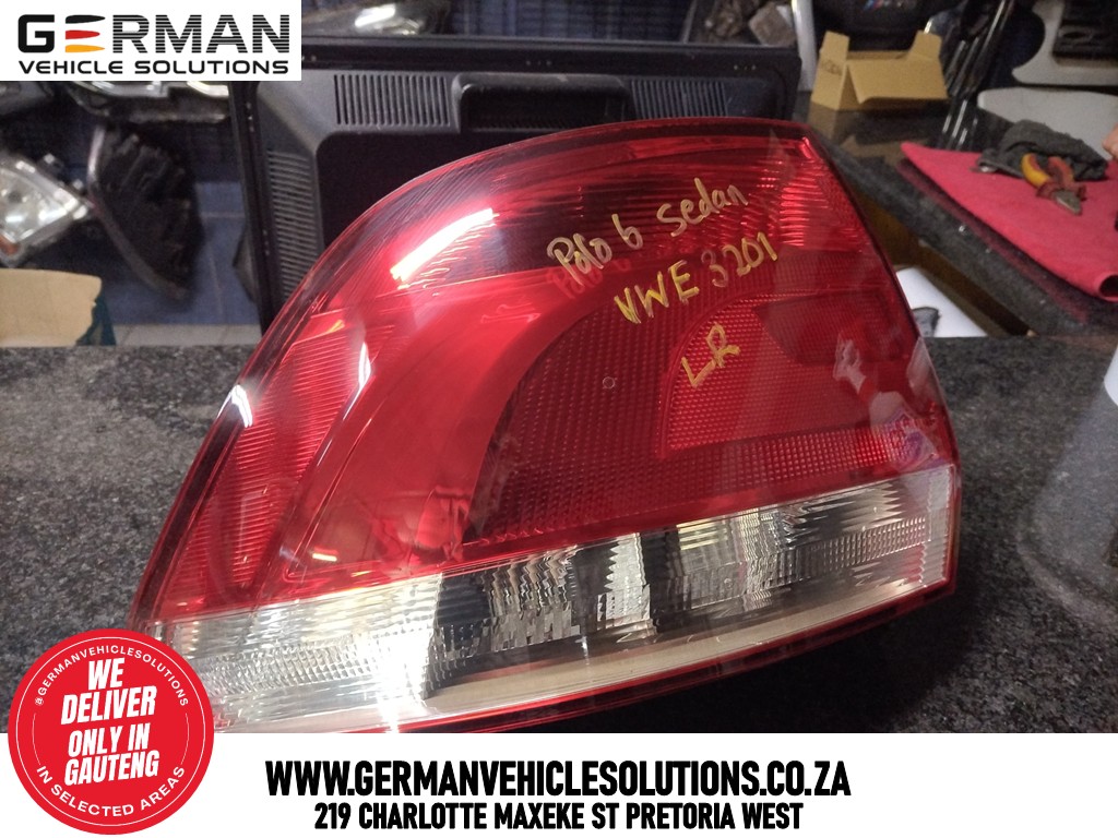 Volkswagen polo 6 sedan tail light for sale left rear