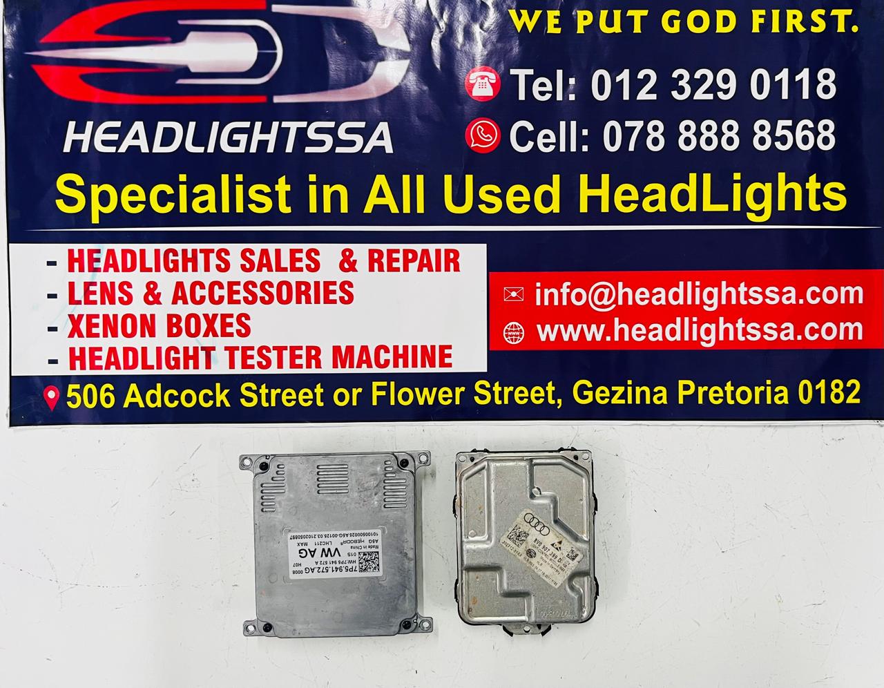 VW Tiguan R-line left and right side xenon headlight ballast/module (2018) - Private Seller