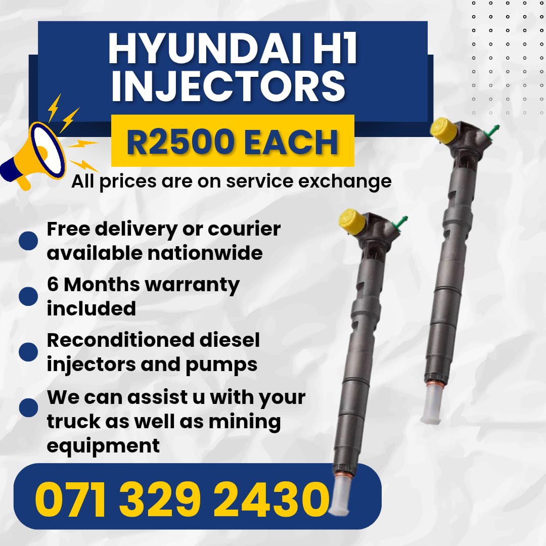 HYUNDAI H1 INJECTORS FOR SALE WITH WARRANTY INCLUDED - Private Seller HYUNDAI H1 INJECTORS FOR SALE WITH WARRANTY INCLUDED - Private Seller
