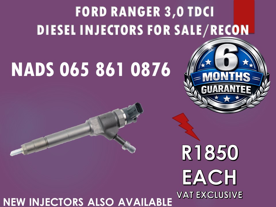 FORD RANGER 3.0 TDCI DIESEL INJECTORS FOR SALE - Private Seller FORD RANGER 3.0 TDCI DIESEL INJECTORS FOR SALE - Private Seller