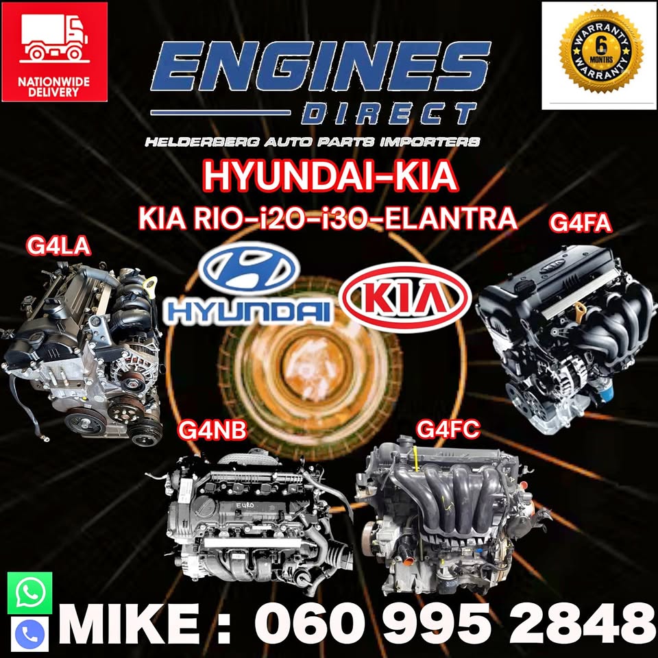 Import-Tested Hyundai G4 Series Engines – G4LA, G4FA, G4FC, G4NB – Quality Guaranteed - Private Seller Import-Tested Hyundai G4 Series Engines – G4LA, G4FA, G4FC, G4NB – Quality Guaranteed - Private Seller