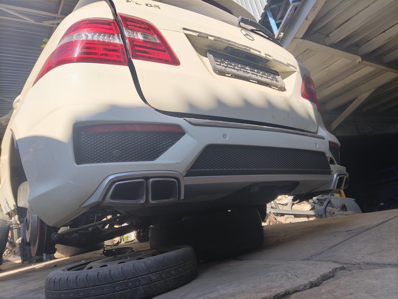 Mercedes ML63 AMG rear bumper for sale used W166 spares