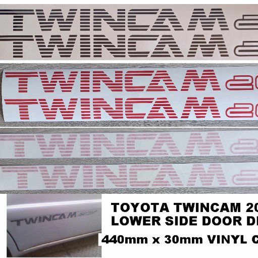 Toyota Twincam 20V lower door side stickers - Private Seller Toyota Twincam 20V lower door side stickers - Private Seller