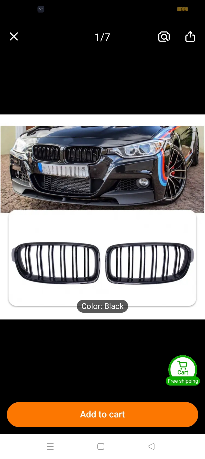 Bmw grilles e90,e87 and F30 - Private Seller