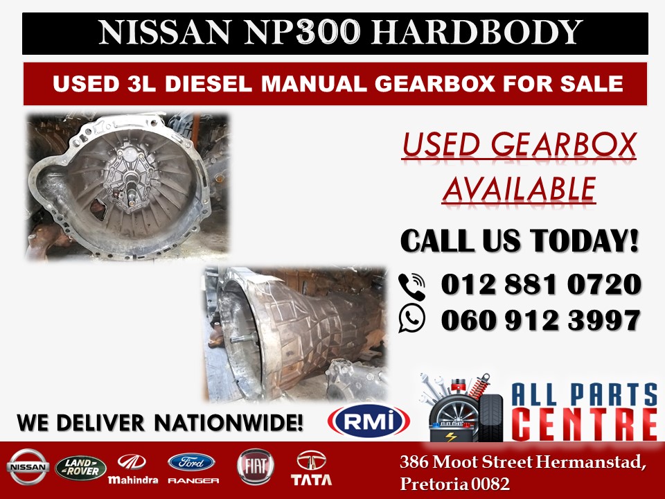 Nissan Np300 Hardbody Used 3L Diesel Manual Gearbox for Sale