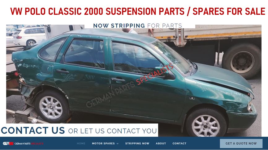 VW Polo Classic 2000 suspension parts / spares for sale - Private Seller