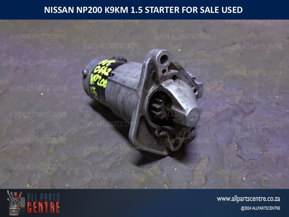 Nissan Np200 K9KM 1.5 starter for sale used