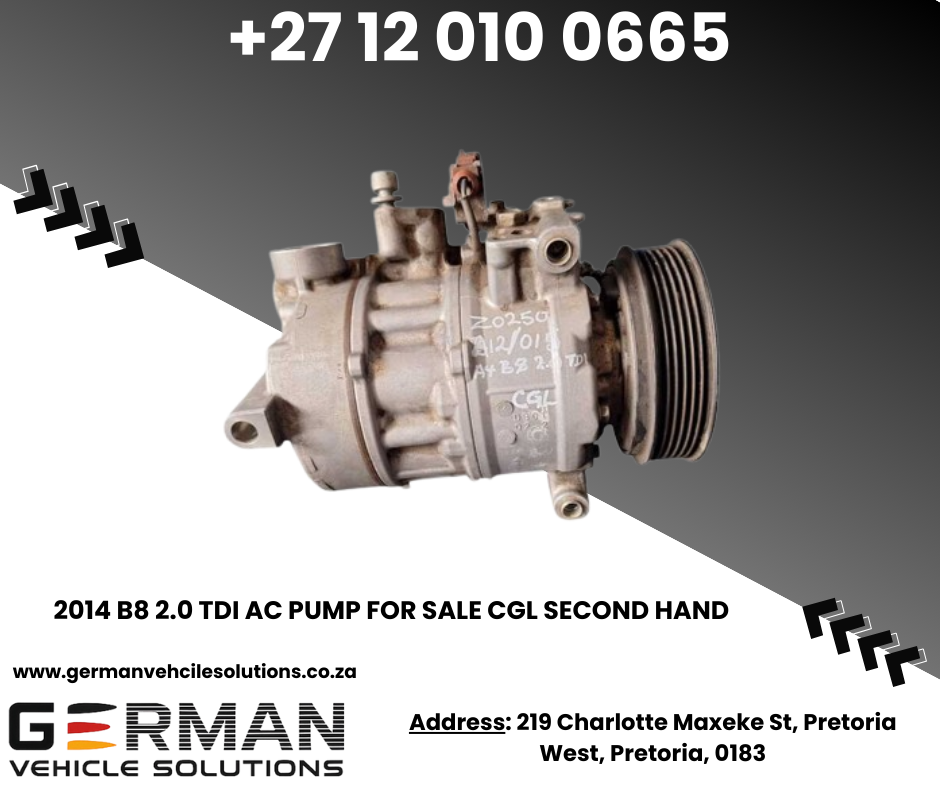 2014 b8 2.0 tdi ac pump – second hand - Private Seller 2014 b8 2.0 tdi ac pump – second hand - Private Seller