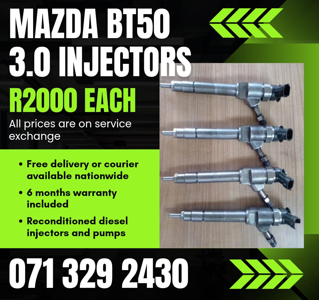 MAZDA BT50 3.0 INJECTORS FOR SALE WITH WARRANTY - Private Seller MAZDA BT50 3.0 INJECTORS FOR SALE WITH WARRANTY - Private Seller