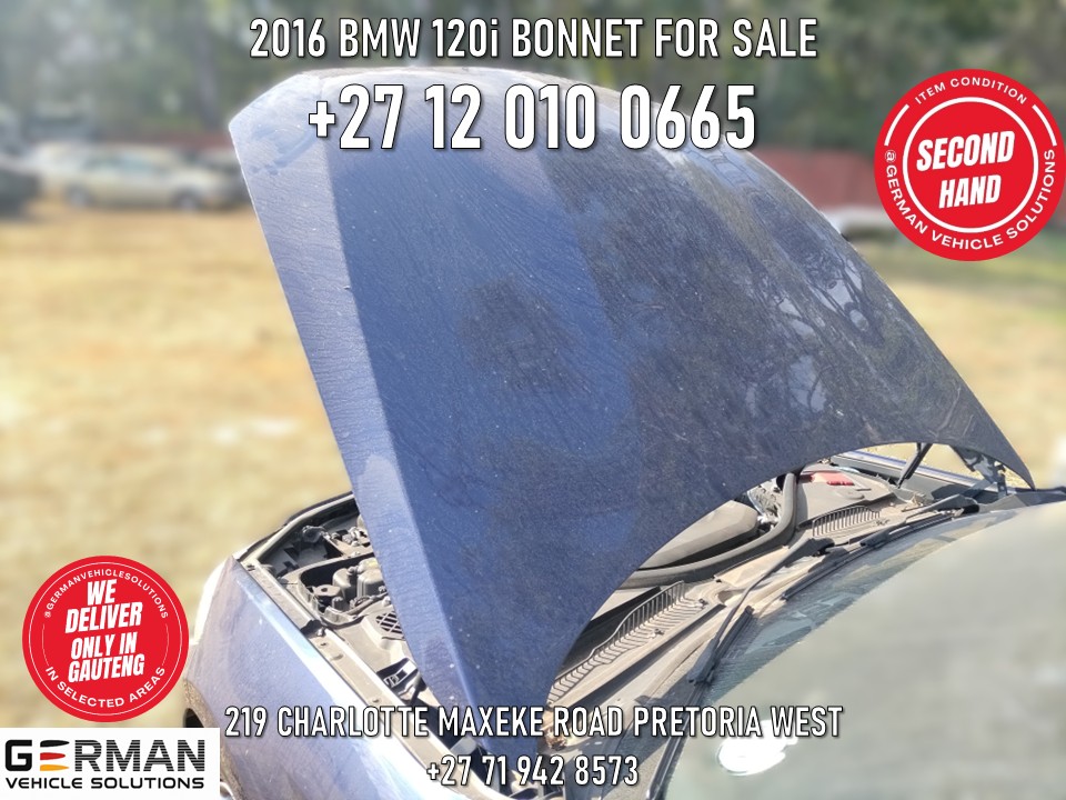 2016 BMW 120i bonnet for sale used - Private Seller 2016 BMW 120i bonnet for sale used - Private Seller