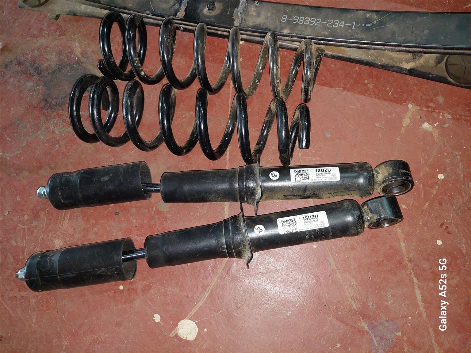 PIsuzu V Cross front springs , shocks and rear springs pack - Private Seller