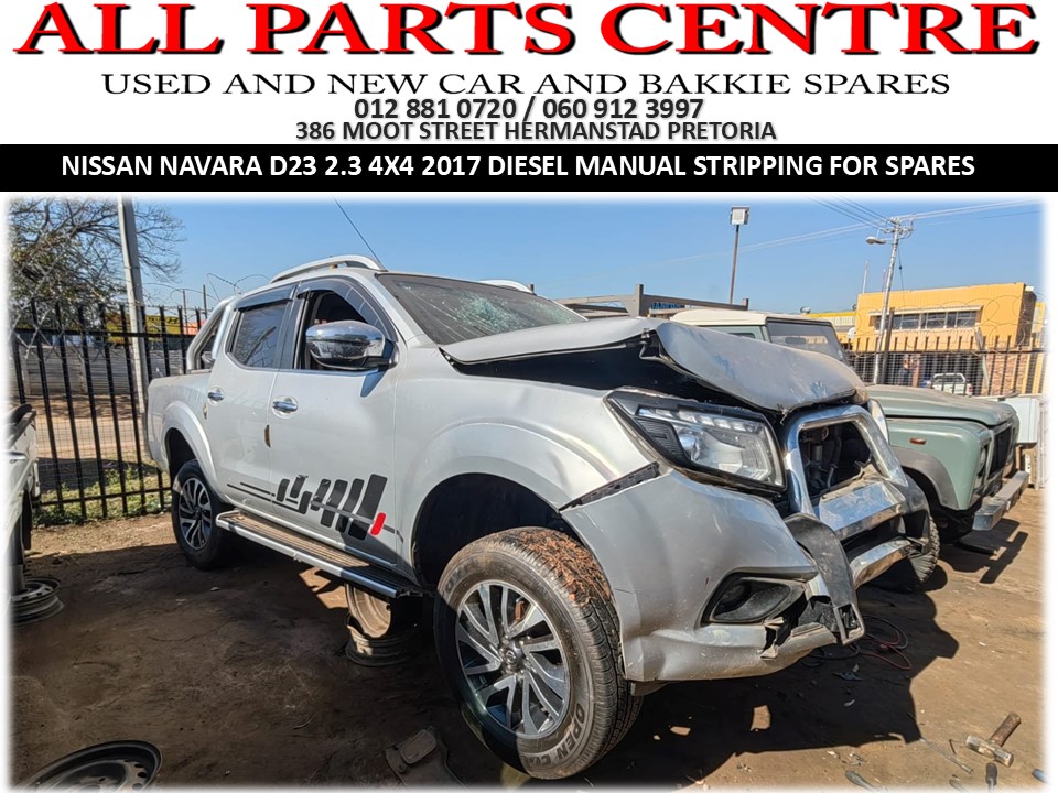 Stripping for Spares 2017 Nissan Navara D23 2.3 4×4 diesel manual YS23