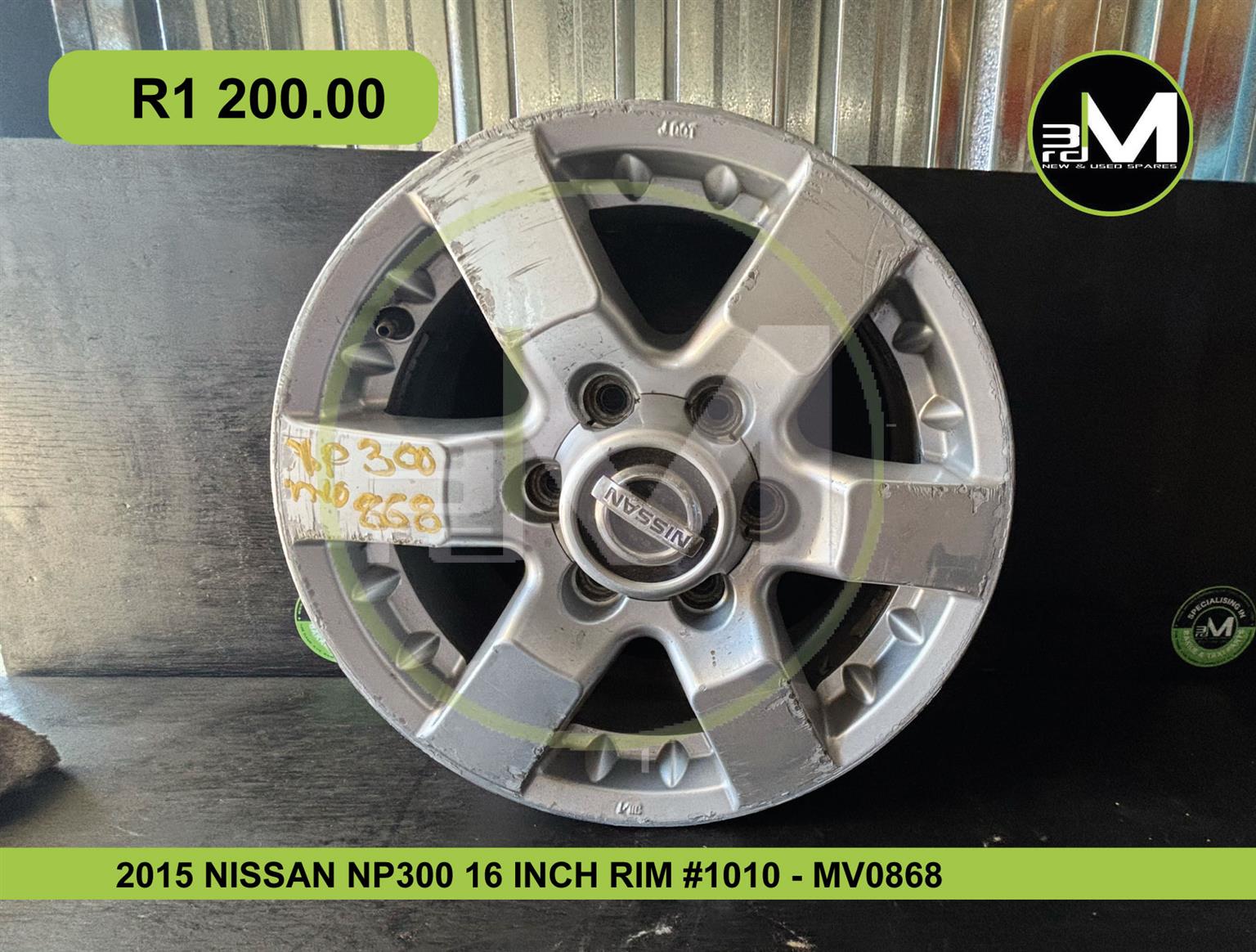 2015 NISSAN NP300 16 INCH RIM - MV0868 - Private Seller 2015 NISSAN NP300 16 INCH RIM - MV0868 - Private Seller