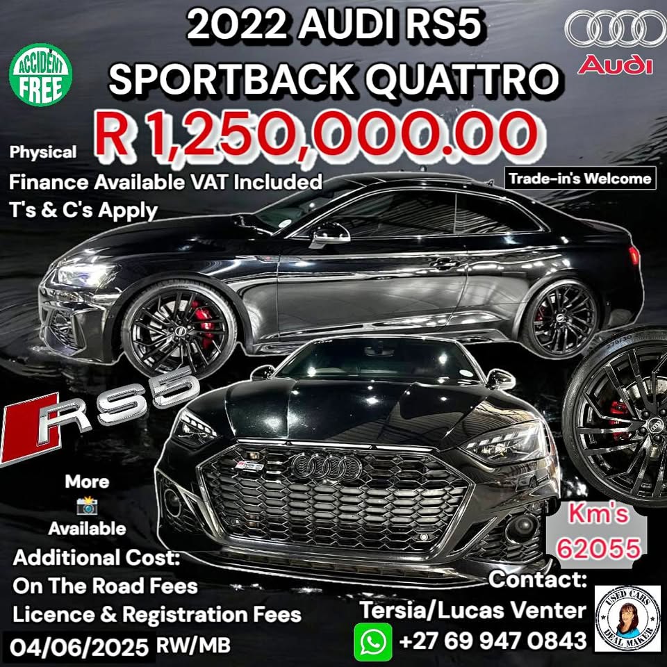 2022 AUDI RS5 SPORTBACK QUATTRO 2022 AUDI RS5 SPORTBACK QUATTRO
