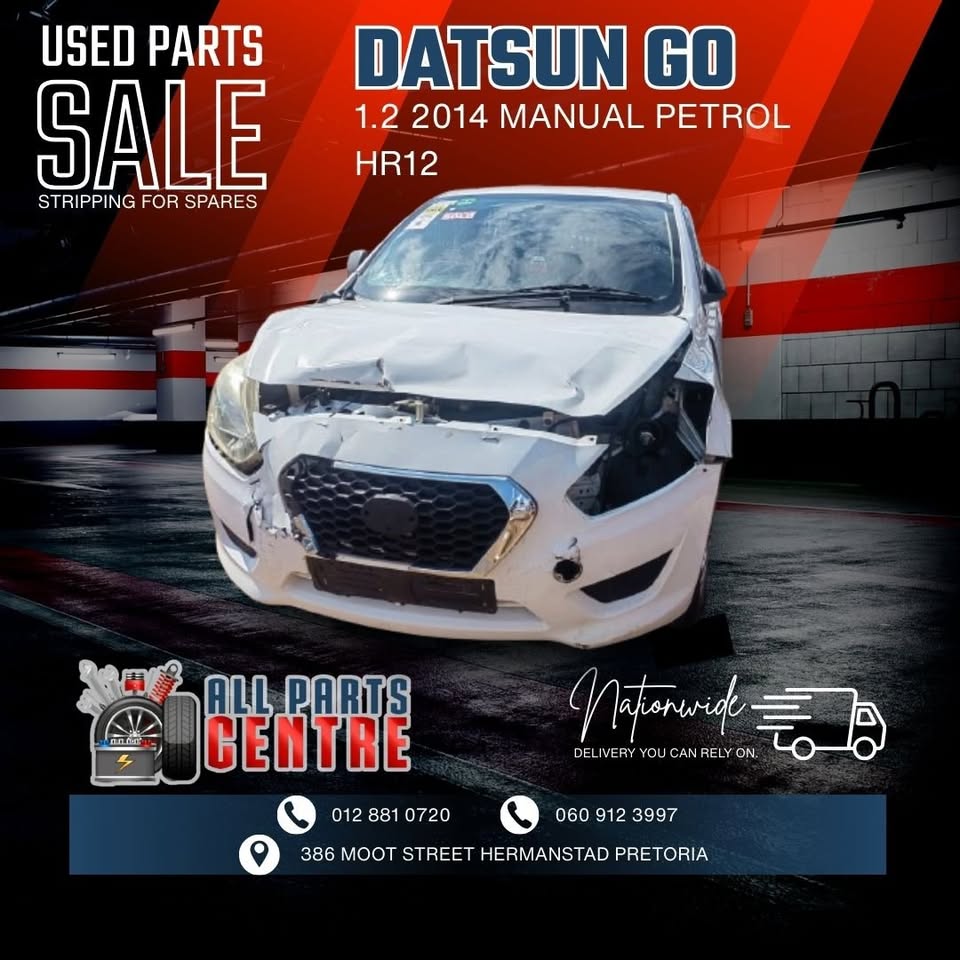 Datsun Go 1.2 2014 HR12 Manual Petrol Stripping for Spares - Private Seller