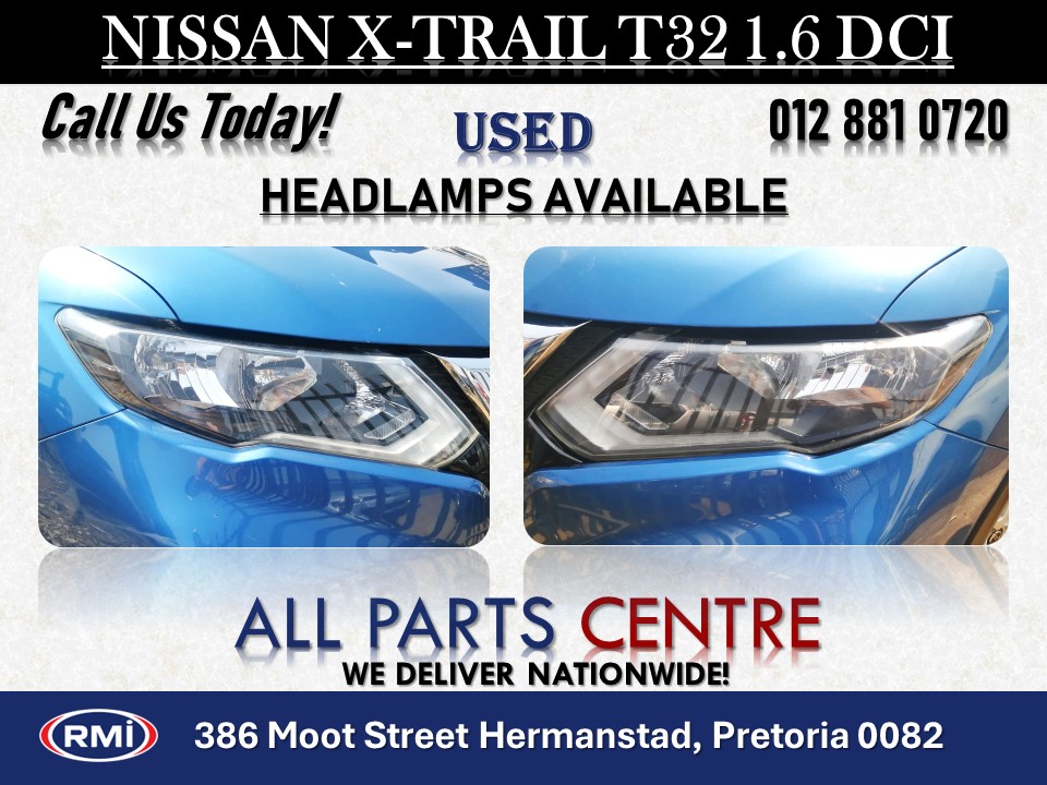 Nissan X-Trail T32 1.6 DCI Used Headlamps for Sale - Private Seller