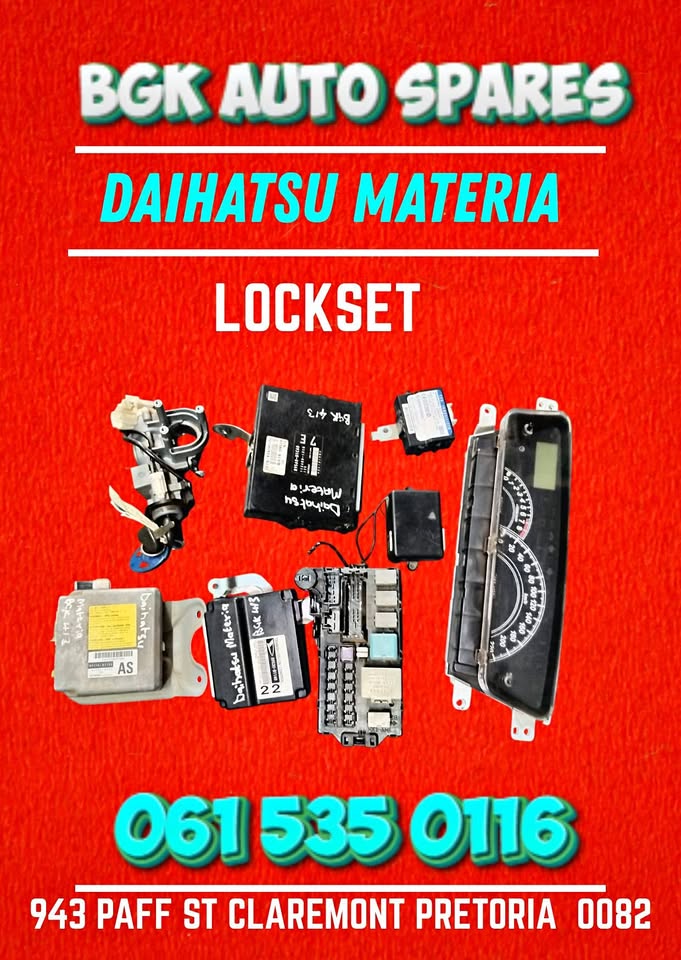 Daihatsu materia lockset - Private Seller Daihatsu materia lockset - Private Seller