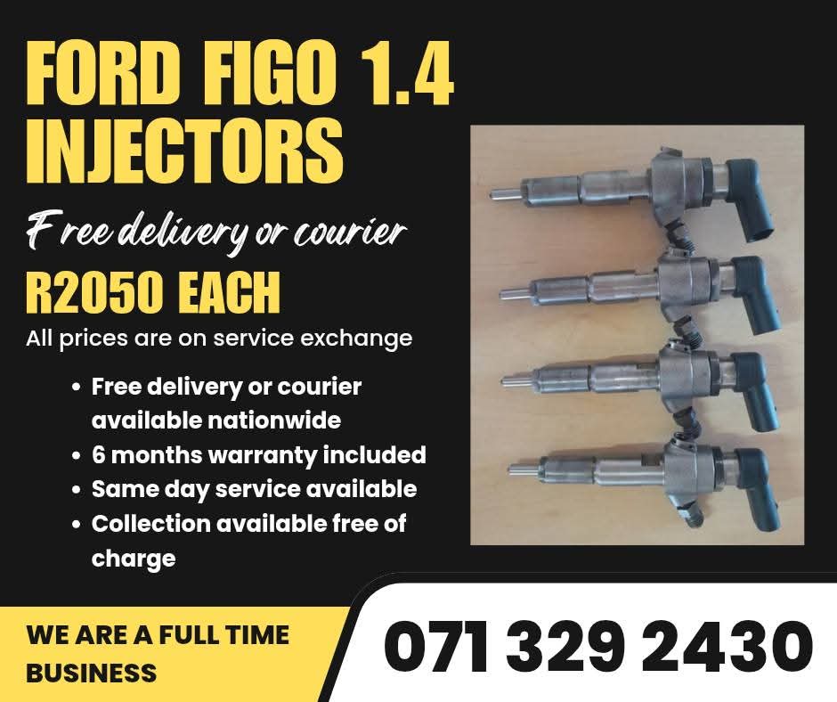 FORD FIGO 1.4 INJECTORS FOR SALE WITH WARRANTY - Private Seller FORD FIGO 1.4 INJECTORS FOR SALE WITH WARRANTY - Private Seller