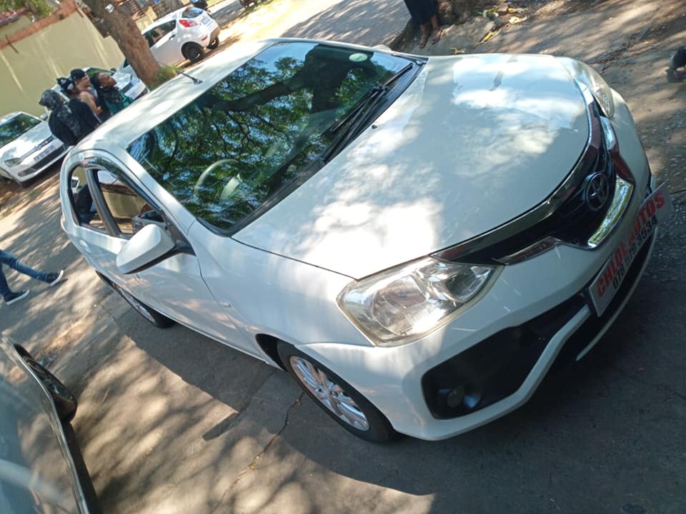 2018 Toyota Etios 1,5 Sprint Manual,Petrol White color