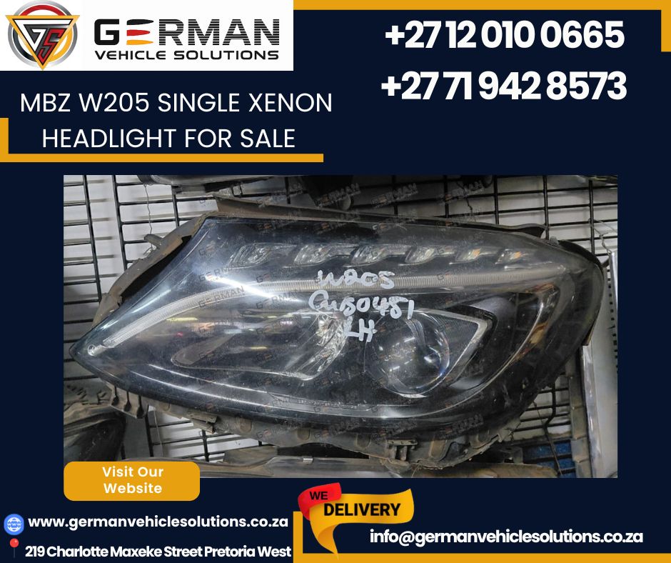 Mercedes-Benz w205 single xenon headlights available in stock - Private Seller