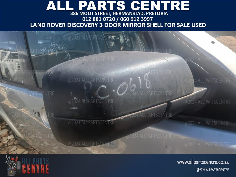 Land Rover Discovery 3 door mirror shell for sale Land Rover Discovery 3 door mirror shell for sale