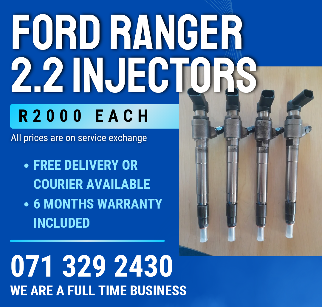 FORD RANGER 2.2 DIESEL INJECTORS FOR SALE WITH WARRANTY - Private Seller FORD RANGER 2.2 DIESEL INJECTORS FOR SALE WITH WARRANTY - Private Seller