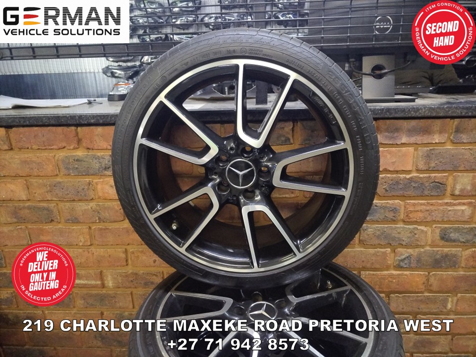 Mercedes C43 Coupe mag rim tyre set for sale used w205 variant - Private Seller Mercedes C43 Coupe mag rim tyre set for sale used w205 variant - Private Seller