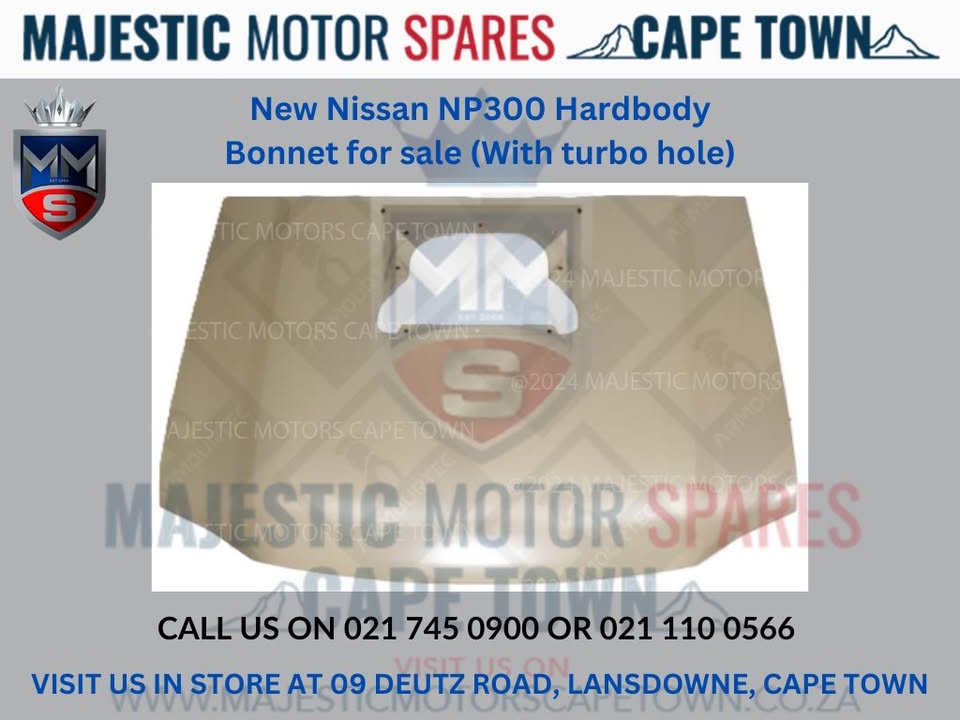 Nissan NP300 Hardbody Bonnet for sale (With turbo hole) - Private Seller Nissan NP300 Hardbody Bonnet for sale (With turbo hole) - Private Seller