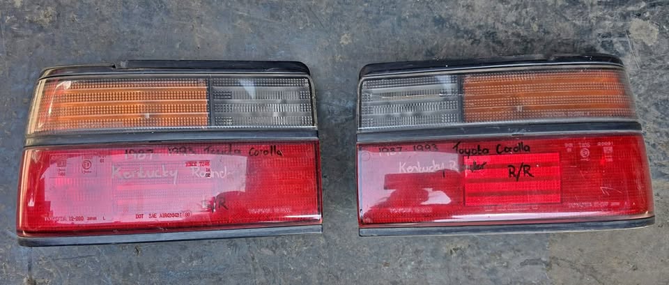 Toyota Corolla Kentucky Rounder Taillights - Private Seller Toyota Corolla Kentucky Rounder Taillights - Private Seller