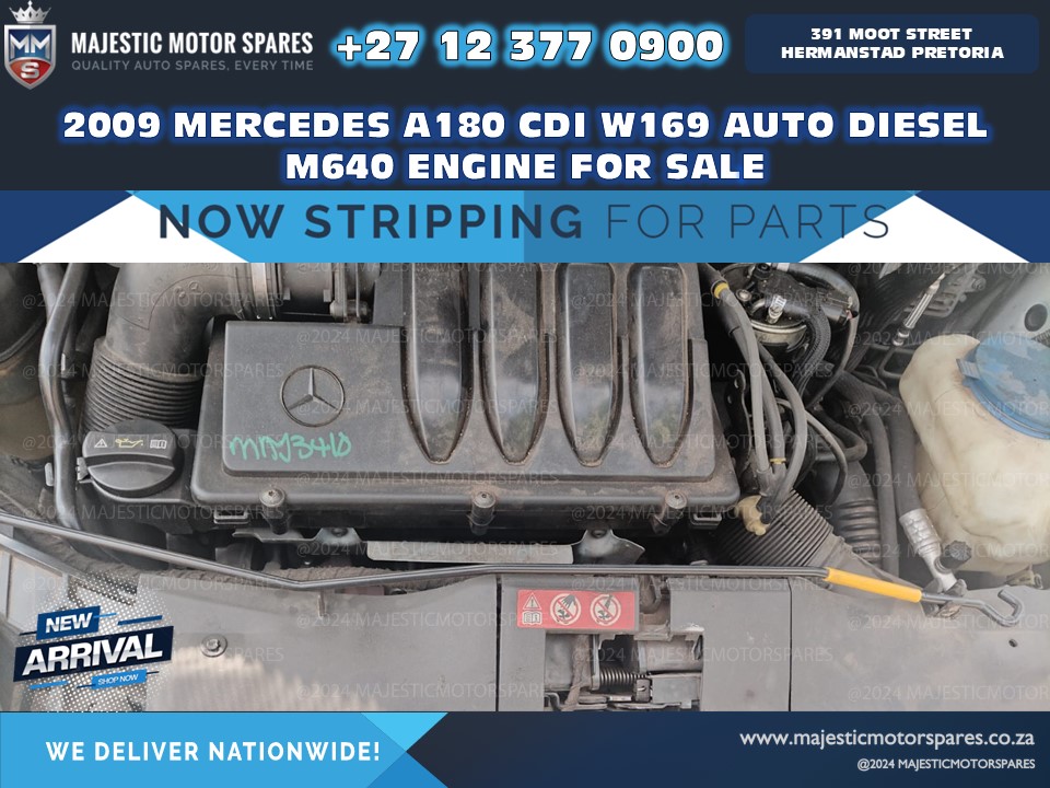Mercedes A180 CDI M640 Engine - Used Engine for Sale - Private Seller Mercedes A180 CDI M640 Engine - Used Engine for Sale - Private Seller