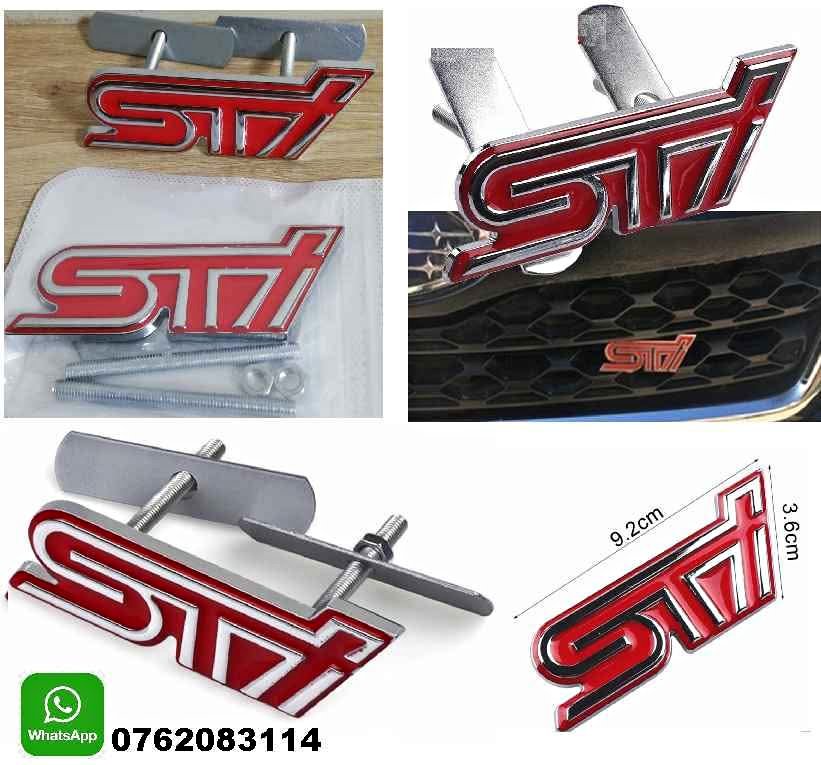 Subaru STI badges stickers wheel centre caps - Private Seller Subaru STI badges stickers wheel centre caps - Private Seller