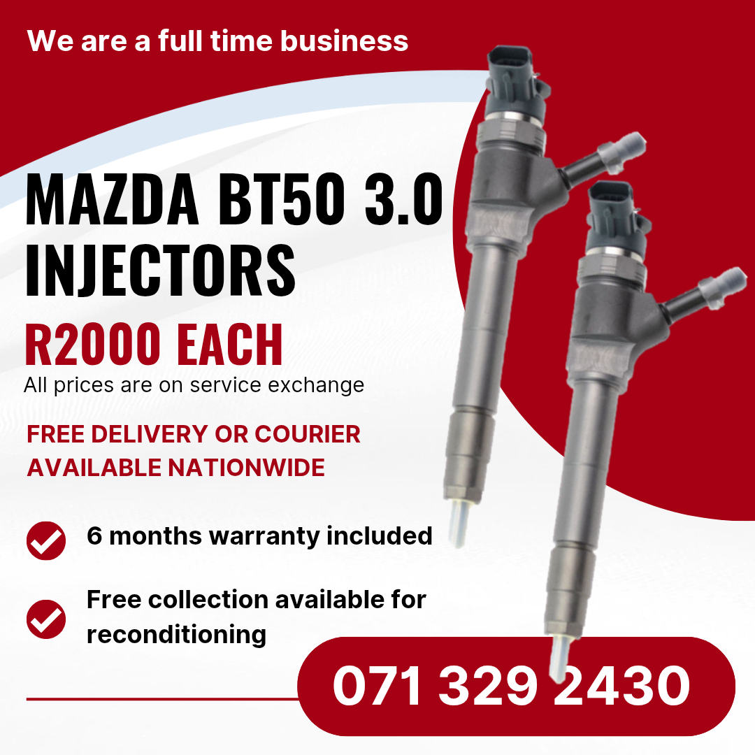 MAZDA BT50 3.0 DIESEL INJECTORS FOR SALE WITH WARRANTY - Private Seller MAZDA BT50 3.0 DIESEL INJECTORS FOR SALE WITH WARRANTY - Private Seller
