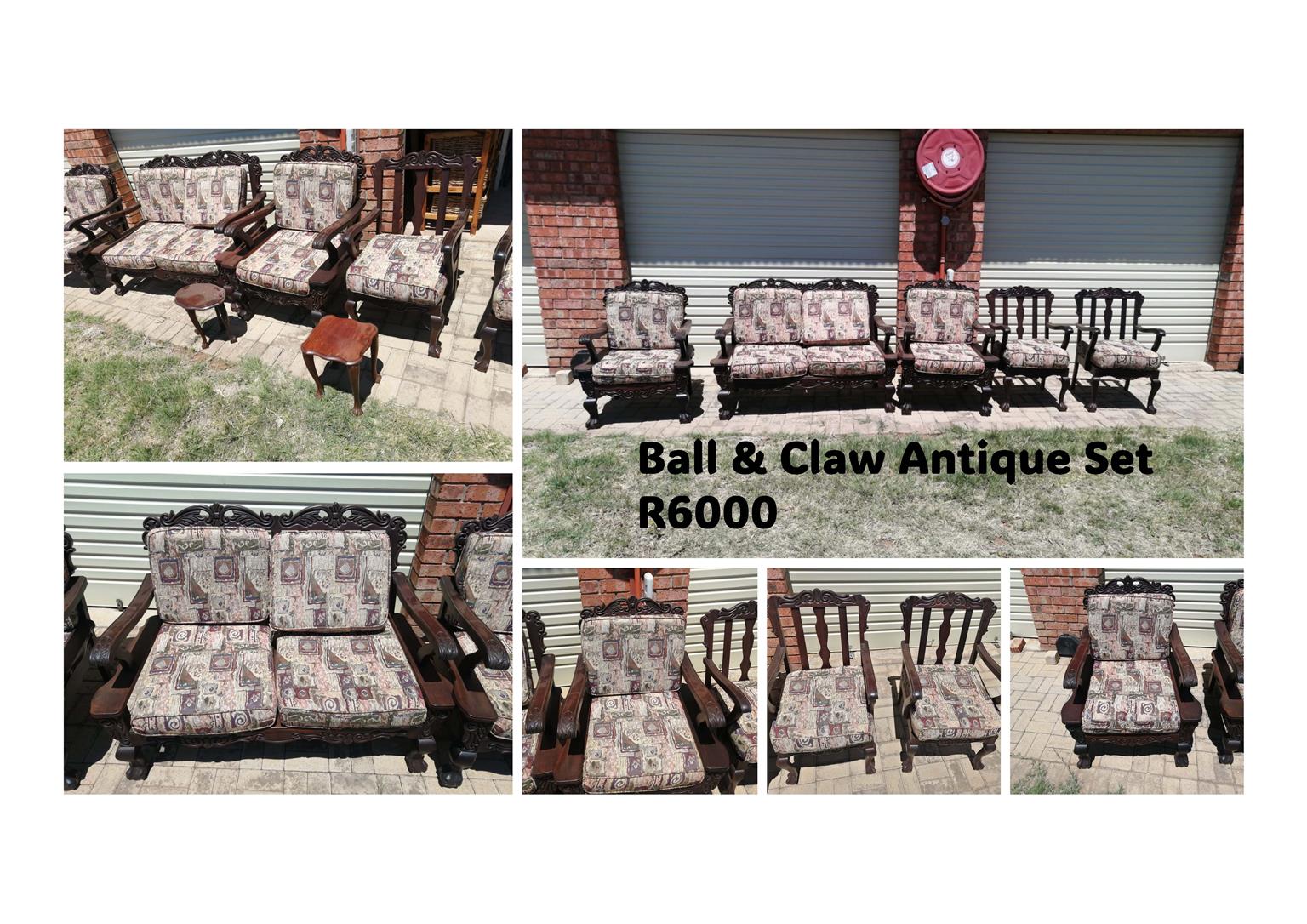 Ball and Claw 6 seater set Ball and Claw 6 seater set