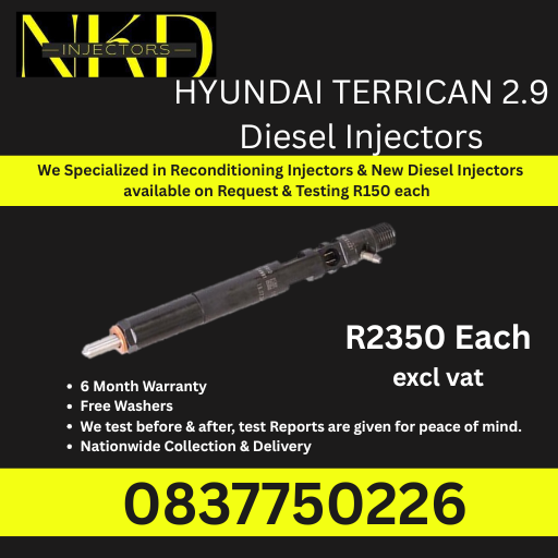 Hyundai Terracan 2.9 Diesel injectors for sale - Private Seller Hyundai Terracan 2.9 Diesel injectors for sale - Private Seller