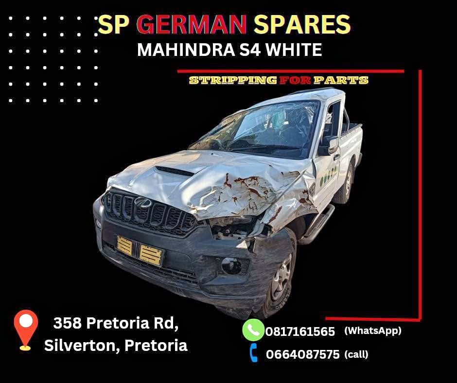 MAHINDRA  S4 WHITE STRIPPING FOR PARTS ON SALE - Private Seller