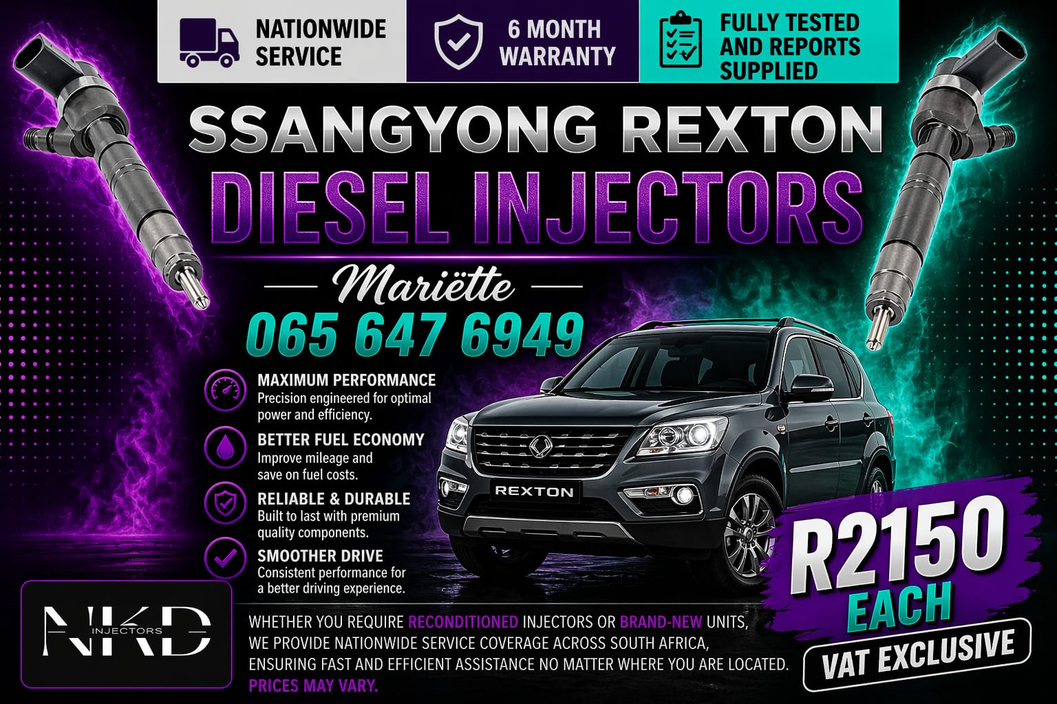 PRECISION ENGINEERED SSANGYONG REXTON - Private Seller PRECISION ENGINEERED SSANGYONG REXTON - Private Seller