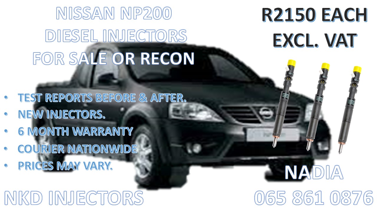 DIESEL INJECTORS FOR SALE FOR NISSAN NP200 - Private Seller DIESEL INJECTORS FOR SALE FOR NISSAN NP200 - Private Seller